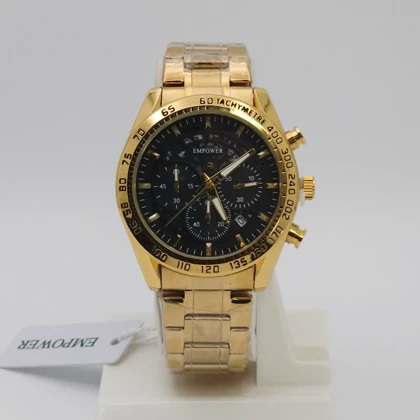 ساعت مچی مردانه امپاور Empower با سه موتور فعال کرنوگراف و تمام استیل