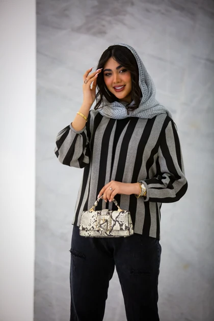 مانتو کت راه راه یکتا