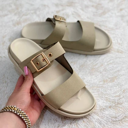 اسلیپر زنانه زارا (ZARA) مدل نیکا رنگ کرم
