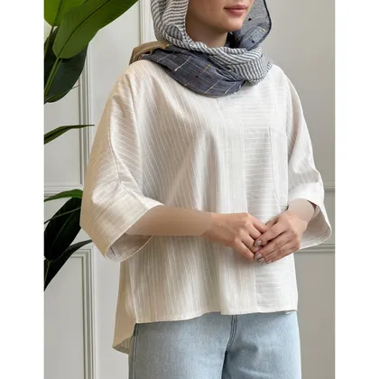 بلوز لینن 17669