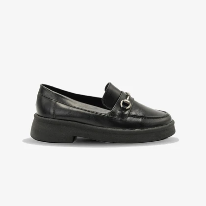 کفش کالج زنانه مدل Flat shoes-0080_black/creme
