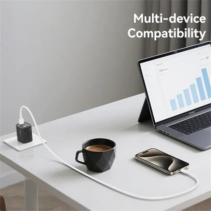 کابل تایپ سی یوسامز USAMS مدل SJ761 U90 توان 18 وات 1 متر