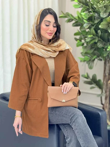 مانتو دو دکمه امیلیا