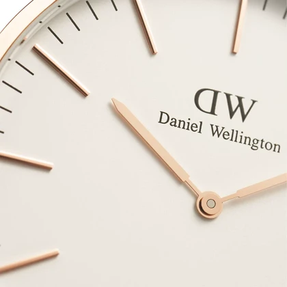 ساعت دنیل ولینگتون مردانه بند چرمی عسلی DW-3538-G