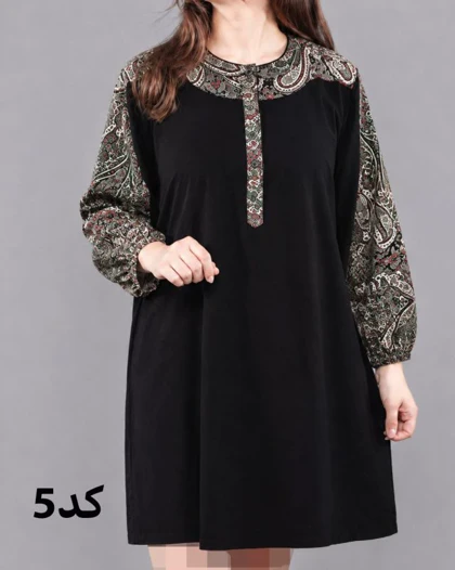 تونیک زنانه طرح اندونزی سایزبزرگ 7630