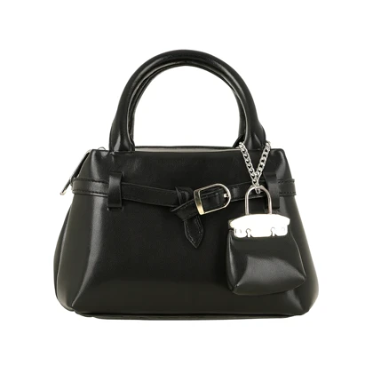 کیف دستی دخترانه با آویز کیف کوچک