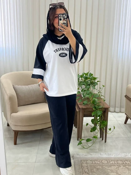 ست زنانه و دخترانه اسپرت بیرونی پاییزه کد 547