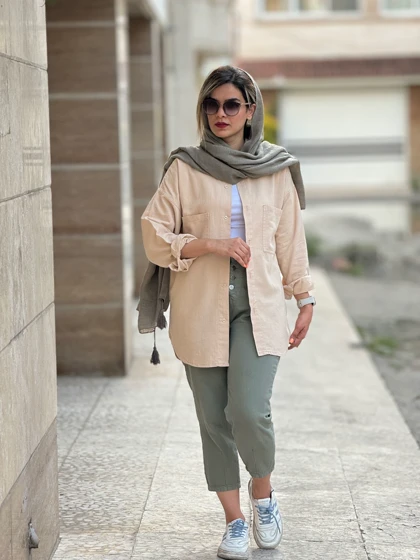 مانتو کتان آنسه