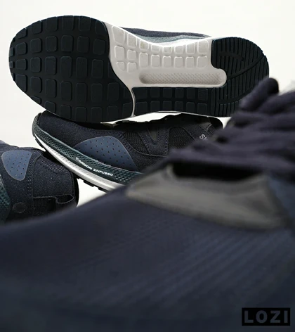 کفش کتانی طبی زنانه و مردانه سرمه ای SKECHERS archfit v02