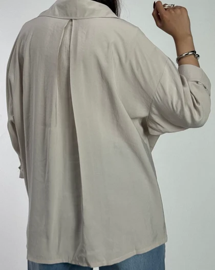 شومیز مودال پشت پیلی کد 500531