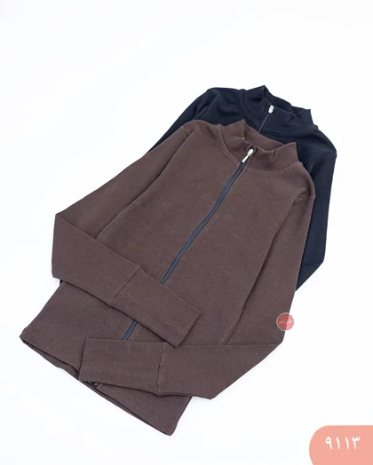 بلوزجلو زیپ 9113