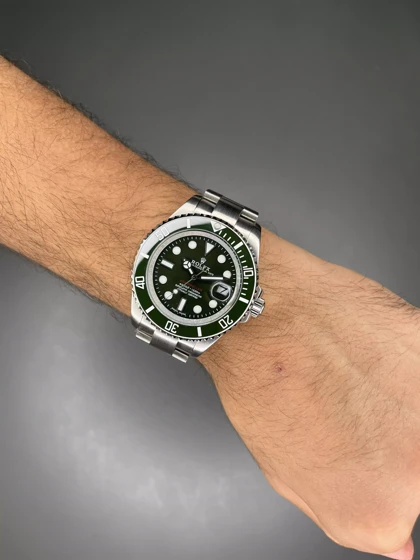 ساعت مچی رولکس سابمارینر اتوماتیک سیلور صفحه سبز Rolex Submariner