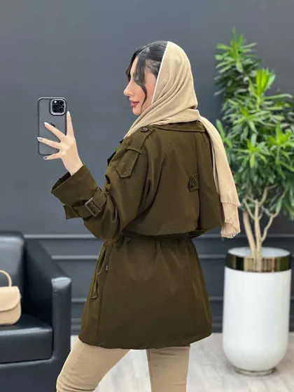 بارانی شش دکمه پشت پاگن