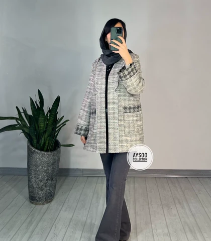 مانتو کتی ژاکارد