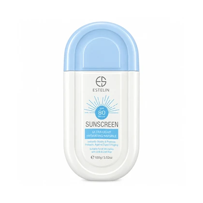 ضد آفتاب بی‌رنگ استلین Estelin مدل Ultra Light SPF80