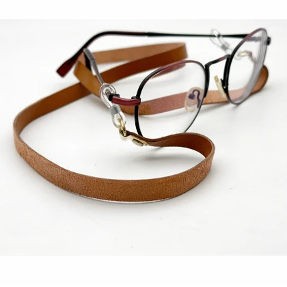 ست هولدر و بند عینک چرم مدل آیناز