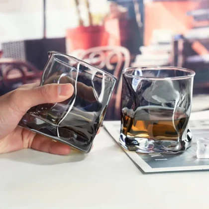 لیوان دفرمه دودی 300 میل