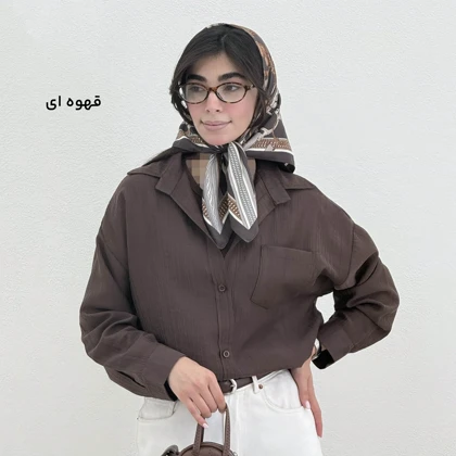 شومیز زنانه پری شیشه ای جیب‌دار | آی بولک