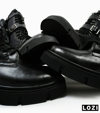 بوت مردانه بگ دار مشکی ZARA مدل 5010