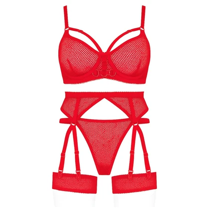 ست زنبوری فنردار قرمز الیزا کد 8025