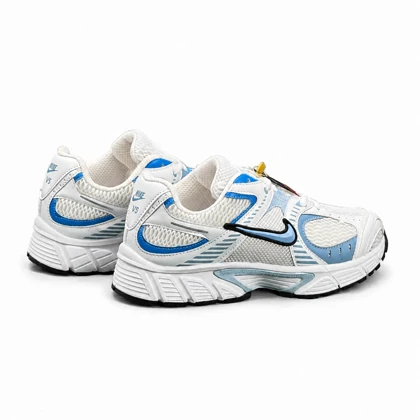 کفش کتانی مردانه رانینگ مدل نایکی V5 سفید آبی Nike V5