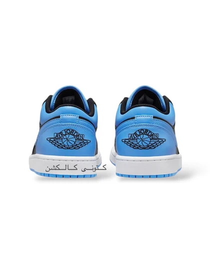 کتانی ویتنامی نایک ایر جردن وان لو مشکی آبی Nike Air Jordan 1 Low Black University Blue