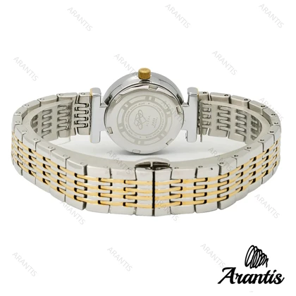 ساعت الکسا 2004z زنانه سیلور طلایی دورنگین w-10118