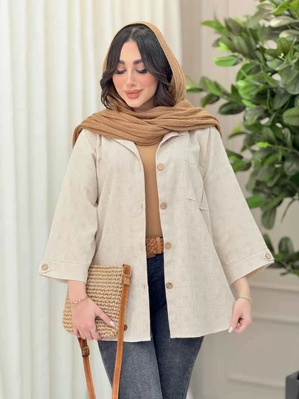 شومیز تک جیب پیله آستین پاگن