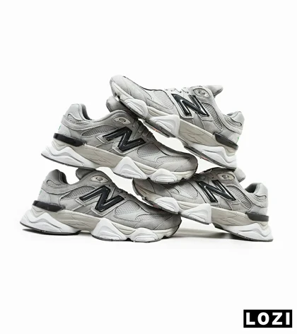 کفش کتانی مردانه طوسی روشن NEW BALANCE 9060