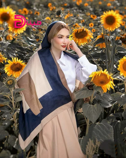 شال هرمس نخی پاییز