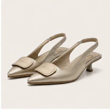 کفش مجلسی زنانه پاشنه‌دار 3 سانت مدل 400321 _ sandal valentino