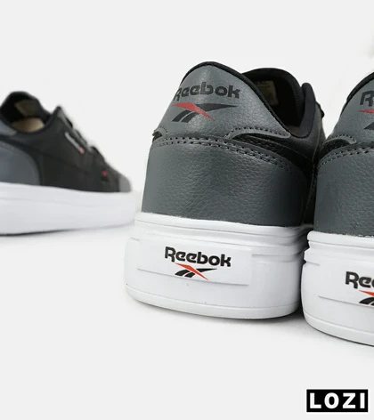 کفش مردانه و زنانه مشکی طوسی Reebok LT Court مدل 7428