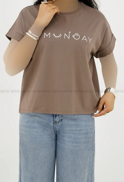 تیشرت آستین دوبل MONDAYکد1006264