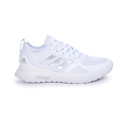 آدیداس کلودفوم سفید نقره‌ای Adidas Cloudfoam White Silver