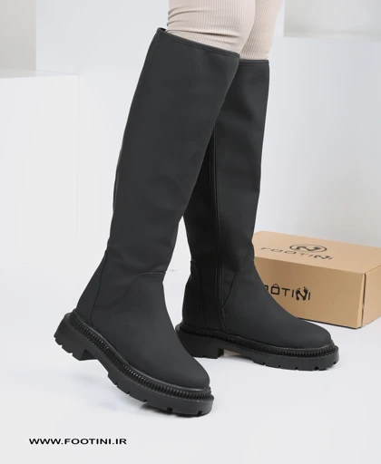 نیم بوت بلند بغل زیپ زنانه 6002 MR