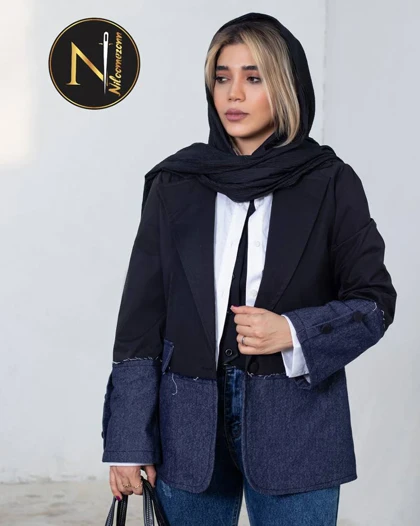 کت کژوال ترکیب کتان زارا و جین
