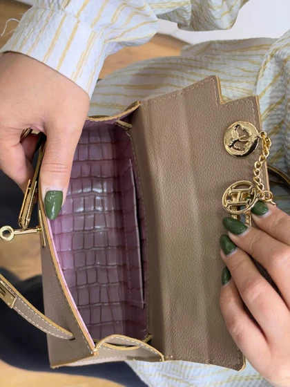 کیف دخترانه مینی هرمس زنجیردار kelly