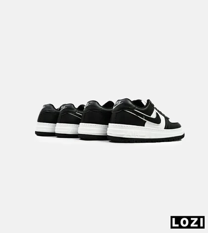کفش کتانی بزرگ پا مشکی سفید نایک NIKE AIR FORCE مدل 4765
