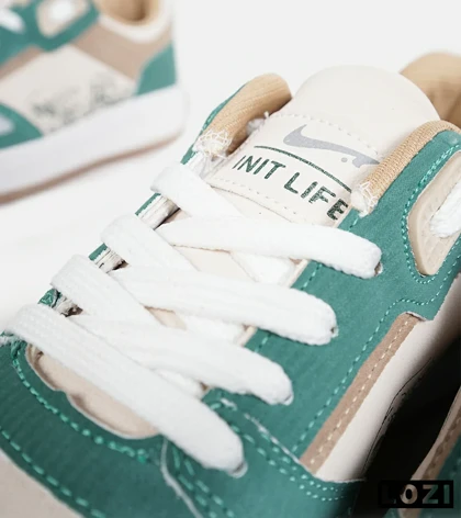 کفش کتانی مردانه کرم سبز NIKE AirForce Draw