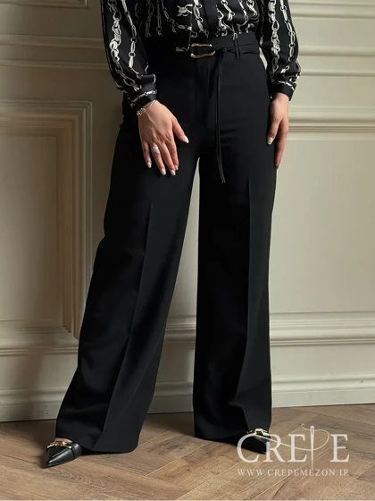 شلوار واید فلورانس سگک دار قد 110