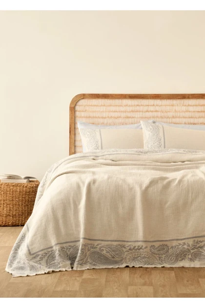 سرویس روتختی دو نفره Bella Maison پنبه‌ای - آبی