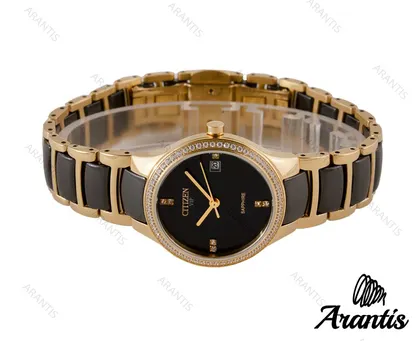 ساعت مچی سیتیزن VIP زنانه بند سرامیکی w-9004