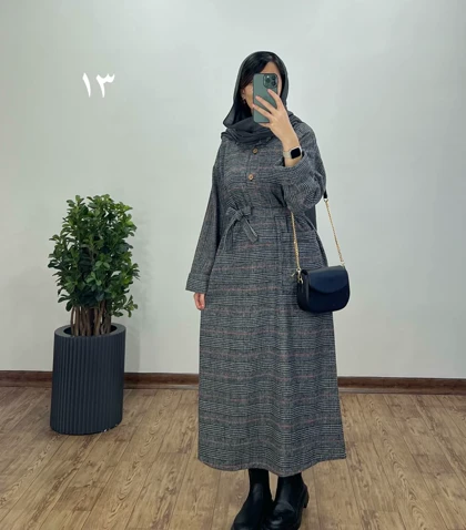 پالتوی پشمی بلند شبنم(ایراد دار)