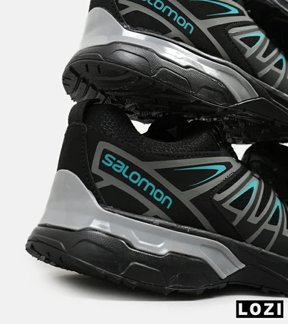 کفش کتانی بزرگ پا مشکی آبی سالومون Salomon X ULTRA