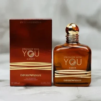 ادو پرفیوم مردانه فراگرنس (Fragrance) مدل Emporio Armani Stronger With You Amber حجم 100 میلی‌لیتر