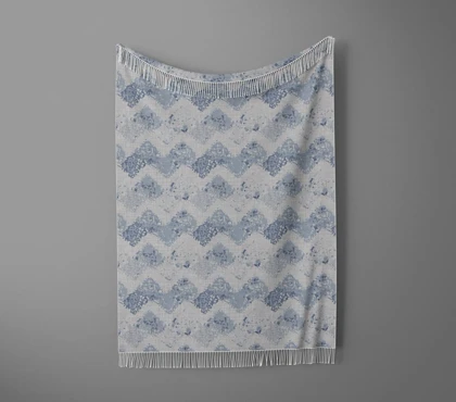 شال مبل ریش دار sofa shawl 113