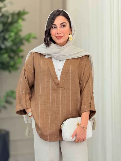 مانتو لمه ترکیبی یاسمن