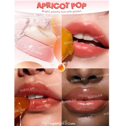 مربای لب ژله‌ای شیگلم رنگ Apricot Pop
