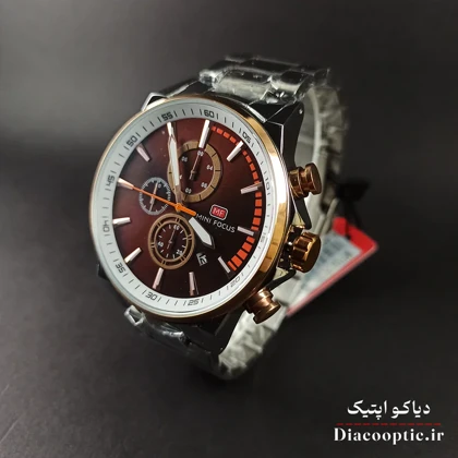 ساعت مچی مردانه اورجینال موتور ژاپنی برند مینی فوکوس سه موتور مدل Mf0085G.01