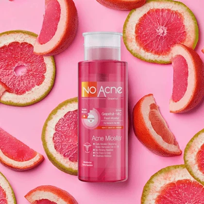 میسلار واتر پوست نرمال تا چرب نو آکنه _ گریپ فروت و ویتامین سی 270 میل